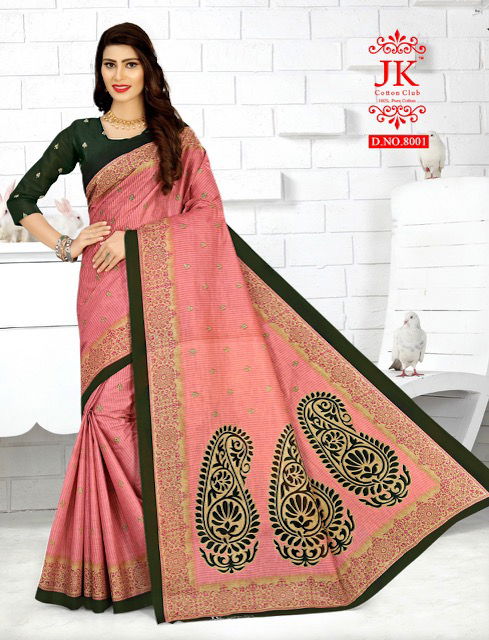 Jk Tulsi 8 Casual Daily Wear Cotton Printed Saree Collection